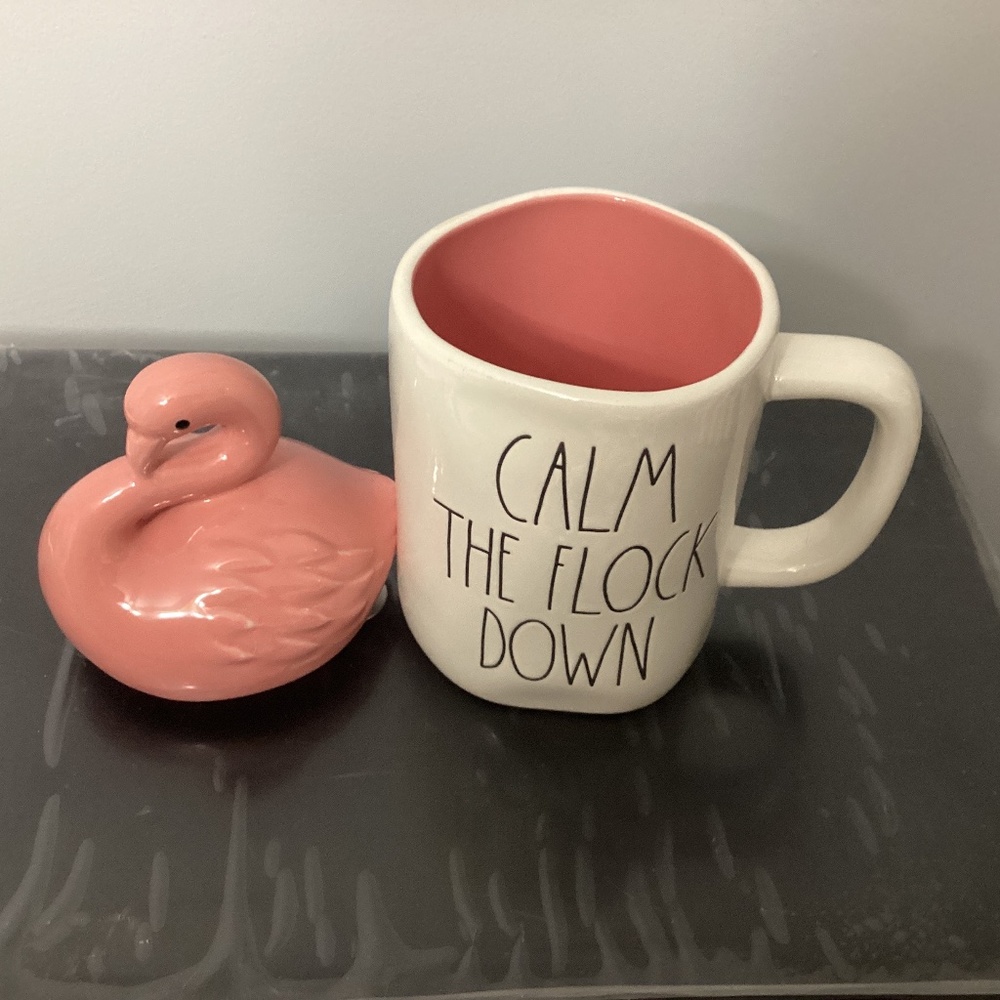 Rae Dunn calm the flock down topper